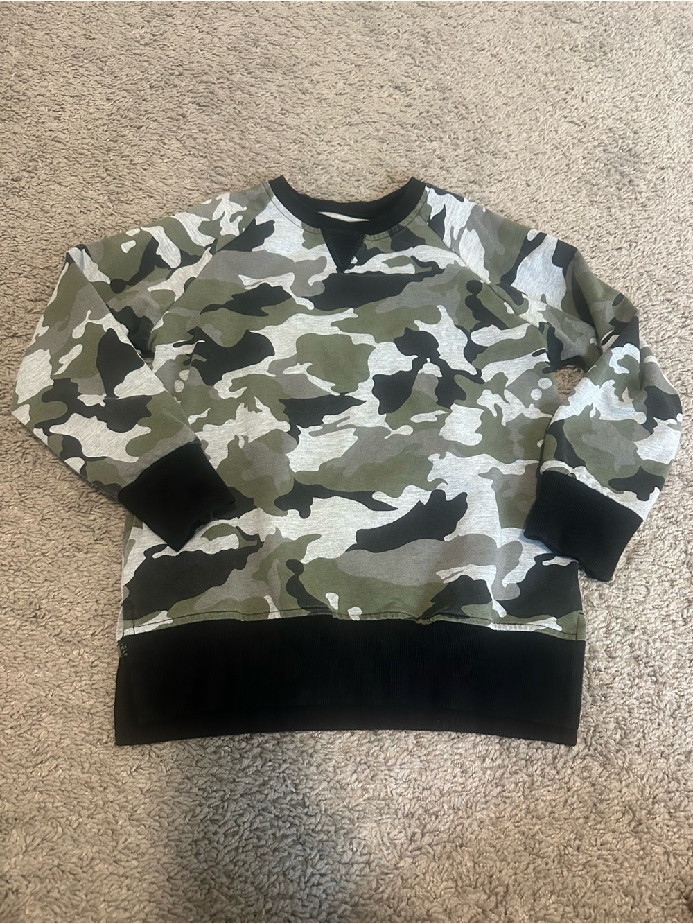 Little Bipsy Camo Crewneck Sweatshirt
